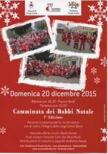 La camminata dei Babbi Natale